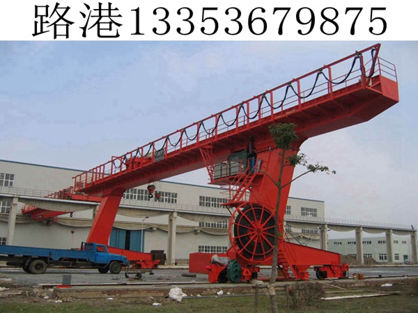 新疆塔城龙门吊出租电动双梁门式起重机怎样安装